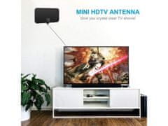 Cool Mango notranja digitalna TV antena za ostrejšo sliko, HD/4K-ready sprejem, 5 V, 3 m kabel