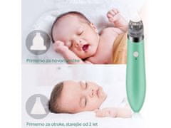 Cool Mango otroški nosni aspirator za nežno čiščenje nosu, 5 stopenj sesanja, USB-polnjenje - Nosevacum