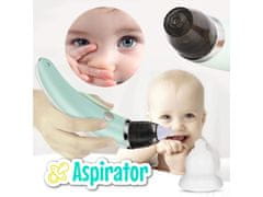 Cool Mango otroški nosni aspirator za nežno čiščenje nosu, 5 stopenj sesanja, USB-polnjenje - Nosevacum