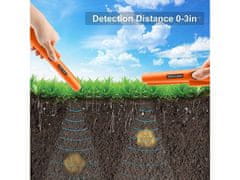 Cool Mango ročni detektor kovin za hitro lociranje, 360° skeniranje in večsignalni alarm, 9 V - Detecty