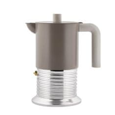 Alessi Kafetiera Vite PM01 / za 6 skodelic / sivo-rjava / indukcija / aluminij