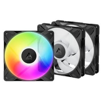 Arctic Cooling P14 Pro A-RGB 3 Pack Ventilator za ohišje (140 mm, 400-2500 RPM, RGB, PWM) (ACFAN00320A)