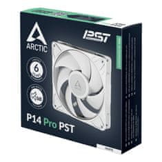 Arctic Cooling P14 Pro PST White Ventilator za ohišje (140 mm, 400-2500 RPM, PWM) (ACFAN00317A)