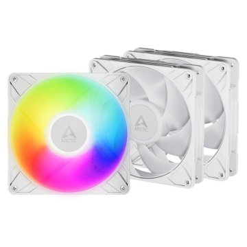 Arctic Cooling P14 Pro A-RGB White 3 Pack Ventilator za ohišje (140 mm, 400-2500 RPM, RGB, PWM) (ACFAN00321A)
