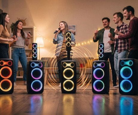 Karaoke zabava in dinamična DISCO osvetlitev