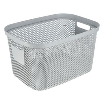 keeeper Stine košara za shranjevanje, 18 L, siva