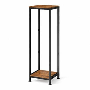 HOME & MARKER® Stojalo za rastline iz kovine, minimalistično in prostorsko varčno, za cvetlične lonce, notranjo in zunanjo uporabo | PLANTSTAND