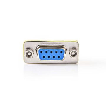 Nedis Serijski adapter | Adapter | D-SUB 9-pin ženski | D-SUB 9-pin ženski | Ponikljano | Kovina | Škatla
