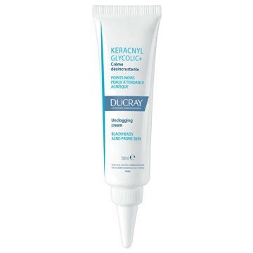 Ducray Keracnyl Glikol+ krema proti črnim pikam (krema za odpravljanje zamašitev) 30 ml