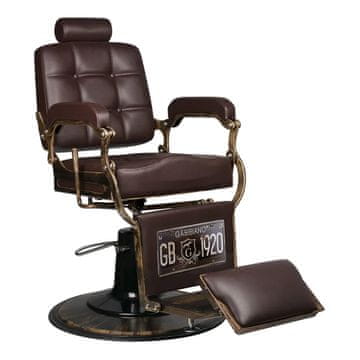 Gardj Europe Frizerski stol Gabbiano Boss, rjav