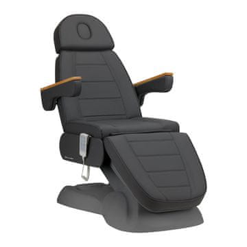 Gardj Europe Električni kozmetični stol Sillon Lux 273b s 3 motorji, siv, na sivi podlagi