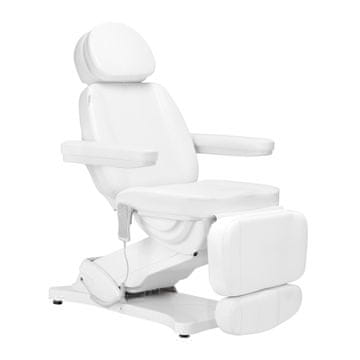 Gardj Europe Električni kozmetični stol Sillon Classic s 3 motorji, bel