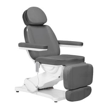 Gardj Europe Električni kozmetični stol Sillon Classic s 3 motorji, siv