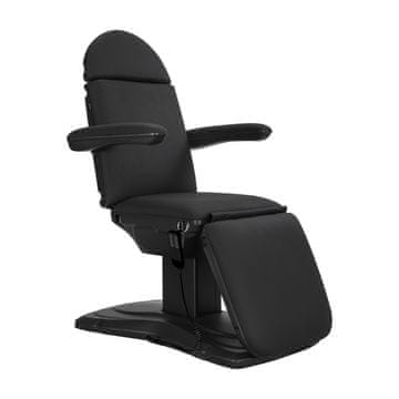 Gardj Europe Električni kozmetični stol Sillon Eclipse s 3 motorji, črn