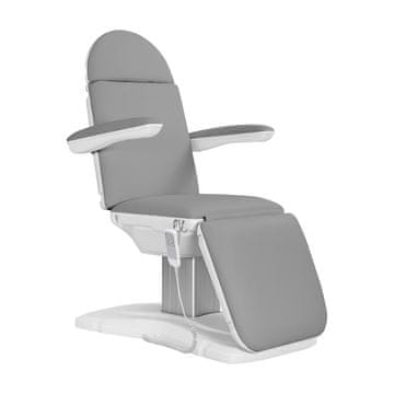 Gardj Europe Električni kozmetični stol Sillon Eclipse s tremi motorji, siva barva