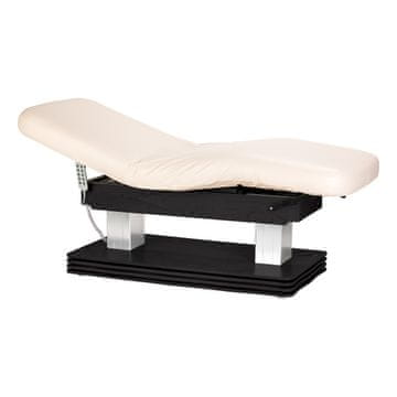 Gardj Europe Ležalnik SPA Sillon Comfort v krem barvi s črnim podstavkom