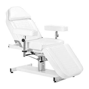 Gardj Europe Hidravlični kozmetični stol Sillon A 210DH z ležiščem, bel