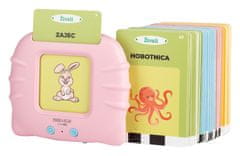 Free2Play KIDDIGIT moja prva interaktivna tablica s karticami, roza