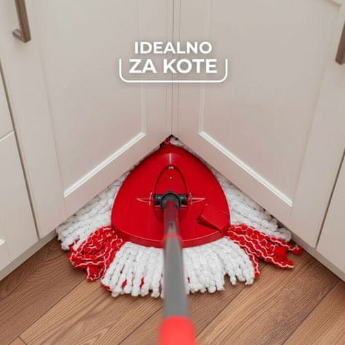 Trikotna glava za čiščenje kotov