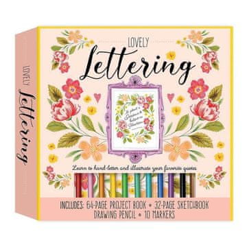 Rayher.	 Knjiga & Ustvarjalni set Lovely Lettering