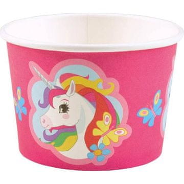 Amscan Papirnata posoda za sladoled 8 kosov Unicorn -