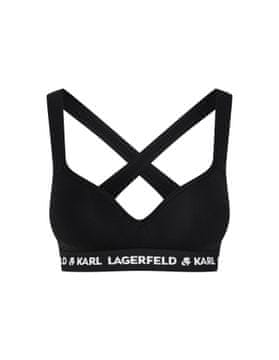 Karl Lagerfeld podložen modrček brez žice z logotipom