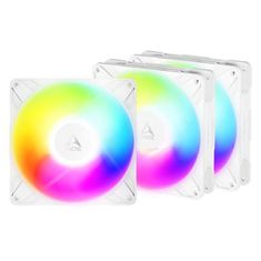Arctic Cooling P14 Pro Reverse A-RGB White (3 pack) Ventilator za ohišje (140 mm, 400-2650 RPM, RGB, PWM) (ACFAN00328A)
