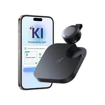 Anker Soundcore Work pametni AI snemalnik zvoka, 8 GB, črni (D3200G11)