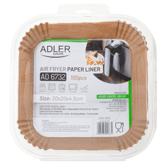 Adler Peki papirna posoda AD 6732, 20cm, 100kos
