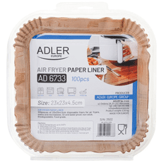 Adler Peki papirna posoda AD 6733, 23cm, 100kos