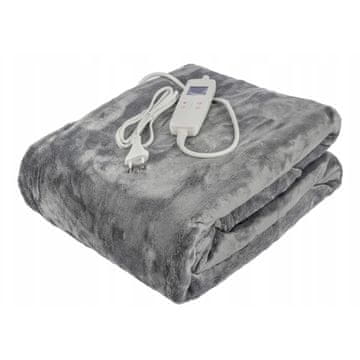 MG Soft Heat Blanket grelna odeja 160 x 180cm, siva