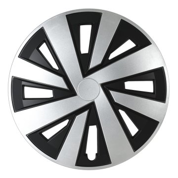 slomart LEOPLAST Pluton 16" pokrov platišča črno-srebrn