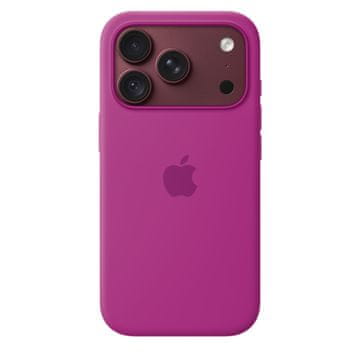 ETUI Apple Silikonski ovitek z MagSafe za iPhone 18 Pro - magenta