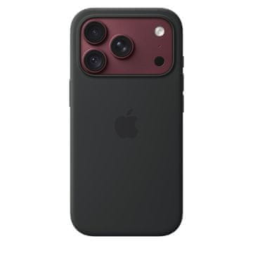 ETUI Apple Silikonski ovitek z MagSafe za iPhone 18 Pro - črn