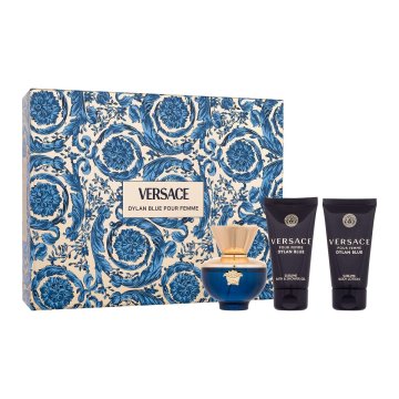 Versace Pour Femme Dylan Blue darilni set parfumska voda 50 ml + losjon za telo 50 ml + gel za prhanje 50 ml za ženske