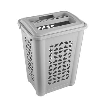 keeeper Per koš za perilo, 60 L, siv