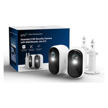 Arlo Arlo Essential 3 HD kamera za videonadzor 2 kameri z montažnima nosilcema