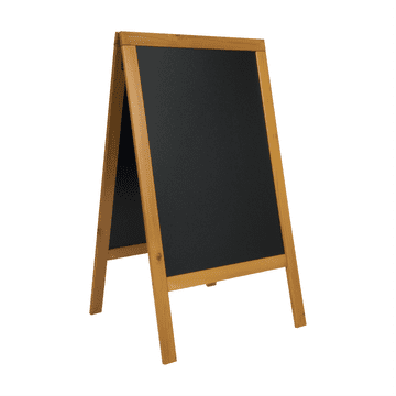 Securit by Vermes ULIČNA kredna TABLA 125x70cm Woody – A okvir TIK barve SBSWTE120