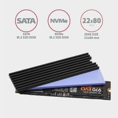 AXAGON AXAGON CLR-M2L3 Heatsink for M.2 SSD Ventilator za ohišje (CLR-M2L3)