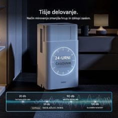 VonHaus 12-litrski energijsko varčen razvlaževalnik zraka s funkcijo sušenja perila