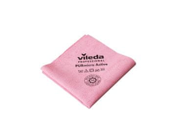 VILEDA PROFESSIONAL PURmicro Active krpa iz mikrovlaken, 5 kos, rdeča