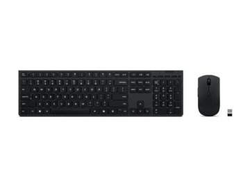 Lenovo brezžični polnilni komplet tipkovnice in miške za uporabnike (SI)