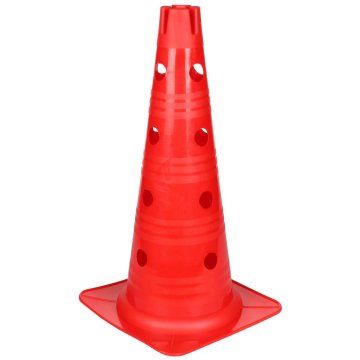 Merco Vario stožec z luknjami rdeč 46 cm pakiranje 1 kos