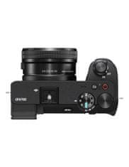 Sony Alpha a6700 kamera + objektiv Sony E PZ (16–50) in Sony SEL (70–350), črna (ILCE6700GBDI.EU)