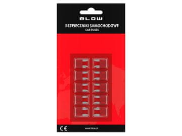 slomart Blow mini avtomobilski varovalki 10A - komplet 10 kosov