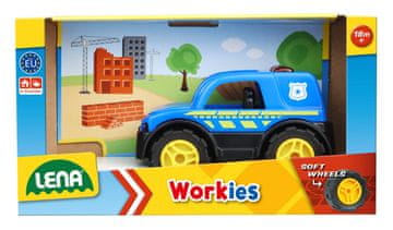 slomart Lena Workies Policija vozilo, 12 cm