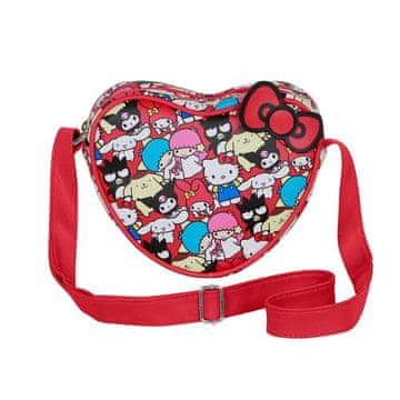 Northix Torbica Hello Kitty Friends v obliki srca