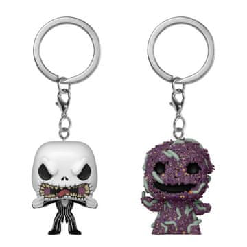 Northix Komplet obeskov za ključe Disney Nightmare Before Christmas Jack Oogie Boogie