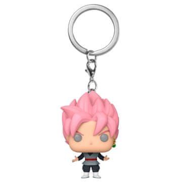 Northix Črn obesek za ključe Super Saiyan Rose Goku zbirateljska žepna velikost