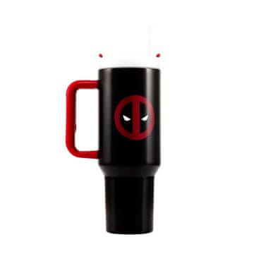 Northix Izolirani kozarec Deadpool 20 oz ohranja pijačo vročo ali hladno